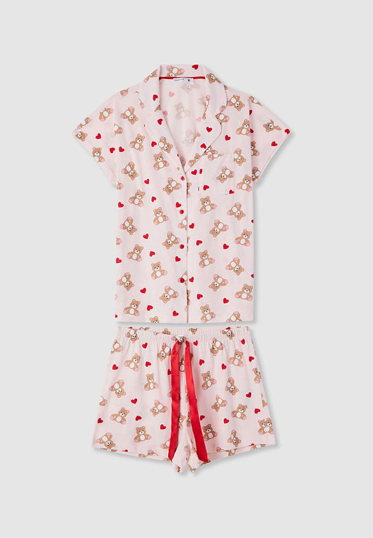 Women's Teddy Bear Pajama Set