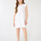 Skater Dress with Ruffle Sleeve for Girls