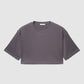 Solid Colour Crop Top T-shirt