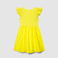 Skater Dress with Ruffle Sleeve for Girls