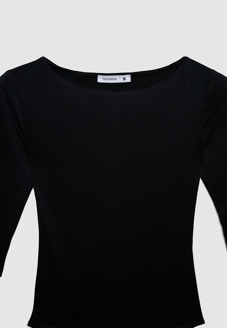 Women's Boat Neck Bodysuit