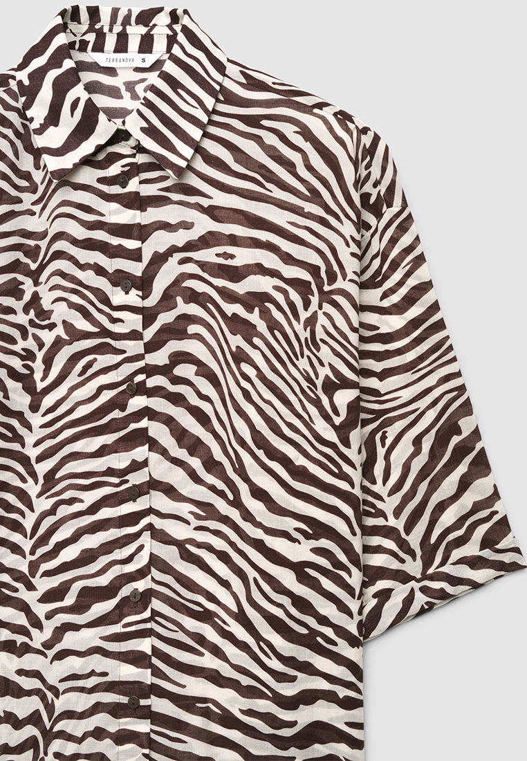 Women's Animal Patterned Shirt