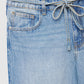 Women's Tie-Front Wide Leg Denim