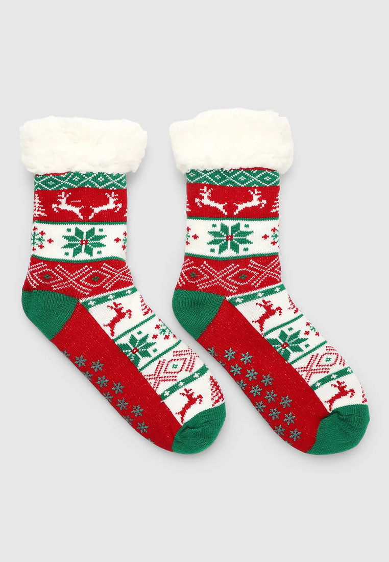 Men's Padded Christmas Socks