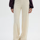 Women's Ribbed Maxi Wide Leg Trousers
