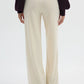 Women's Ribbed Maxi Wide Leg Trousers