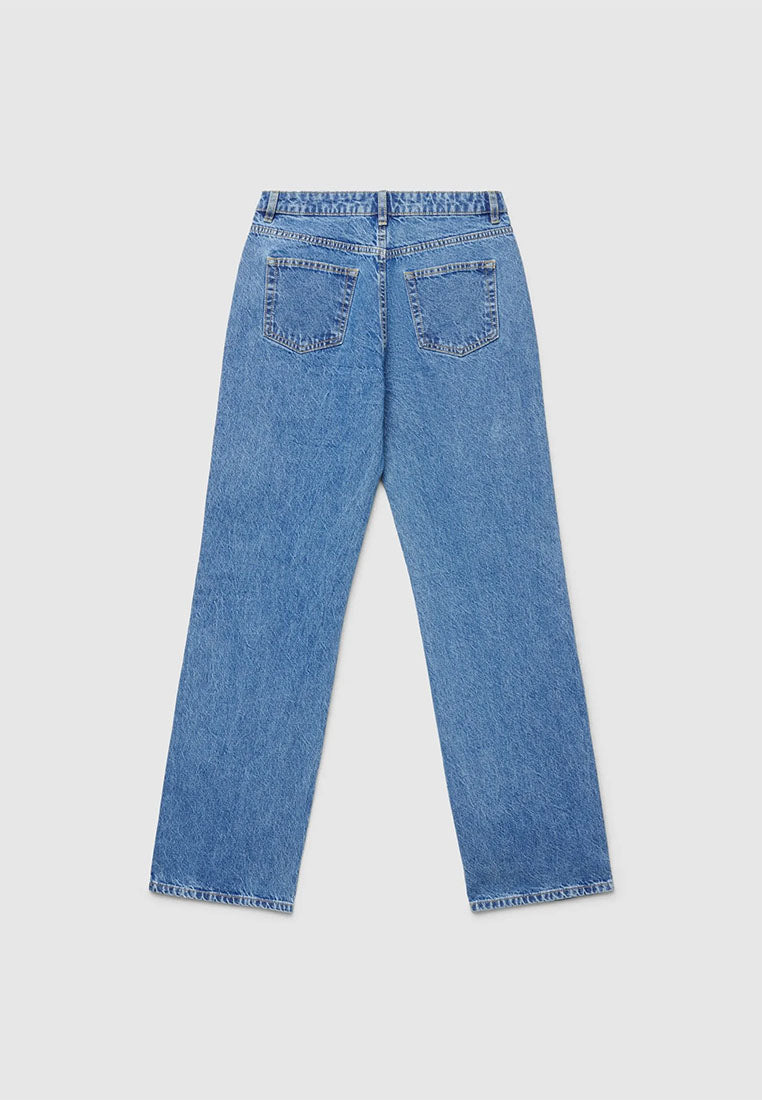 Women's High-waisted Straight Jeans