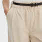 Women's Wide-leg corduroy trousers with belt