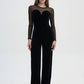 Women's Bodysuit with cups and sheer panels