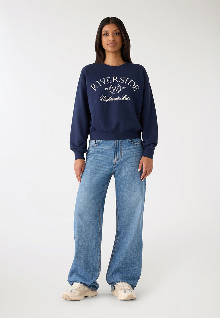 Women's Wide Leg Jeans Trousers