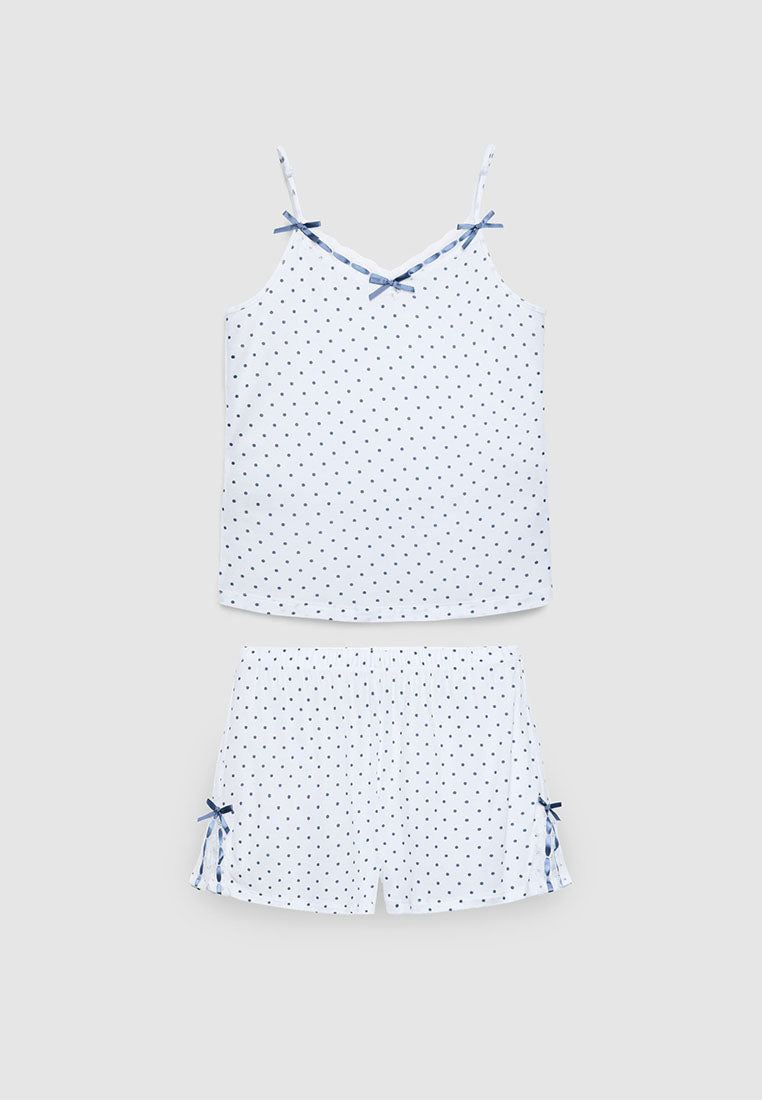 Women's Polka dots Pajama Set