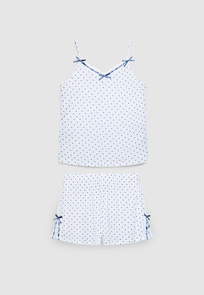 Women's Polka dots Pajama Set