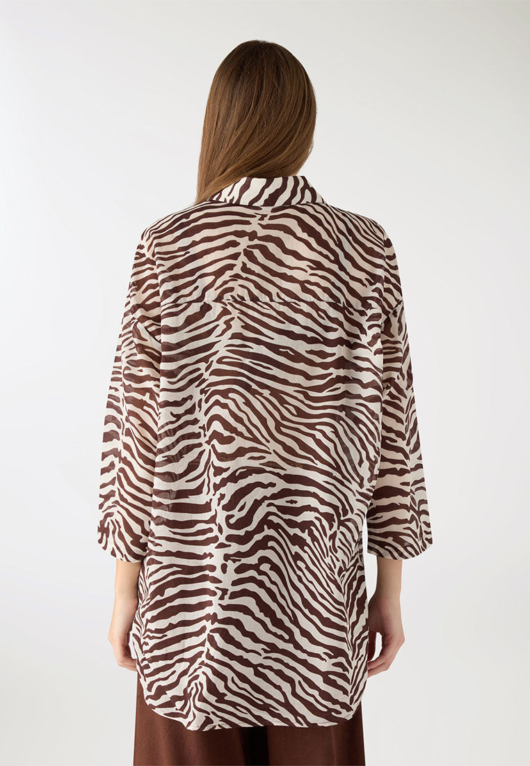 Women's Animal Patterned Shirt