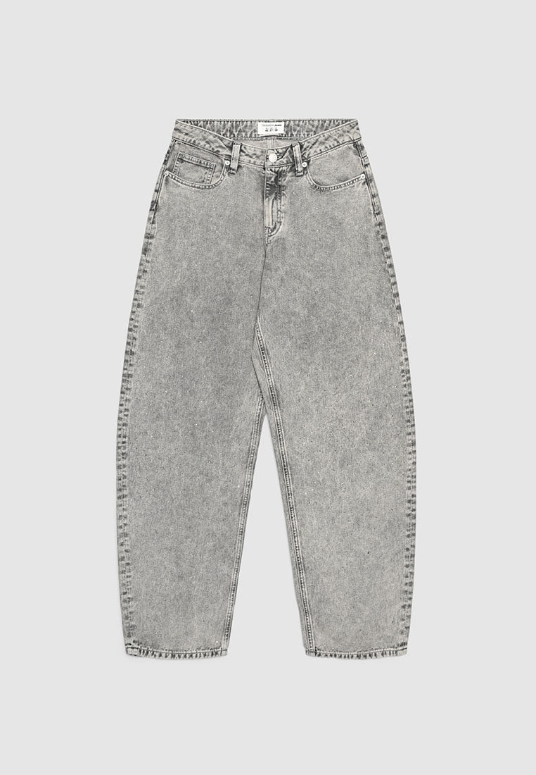 Women's Barrel Leg Tapered Jeans