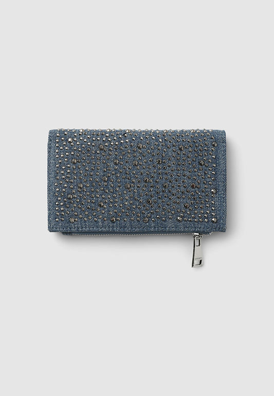 Women's Studded Zip Around Wallet