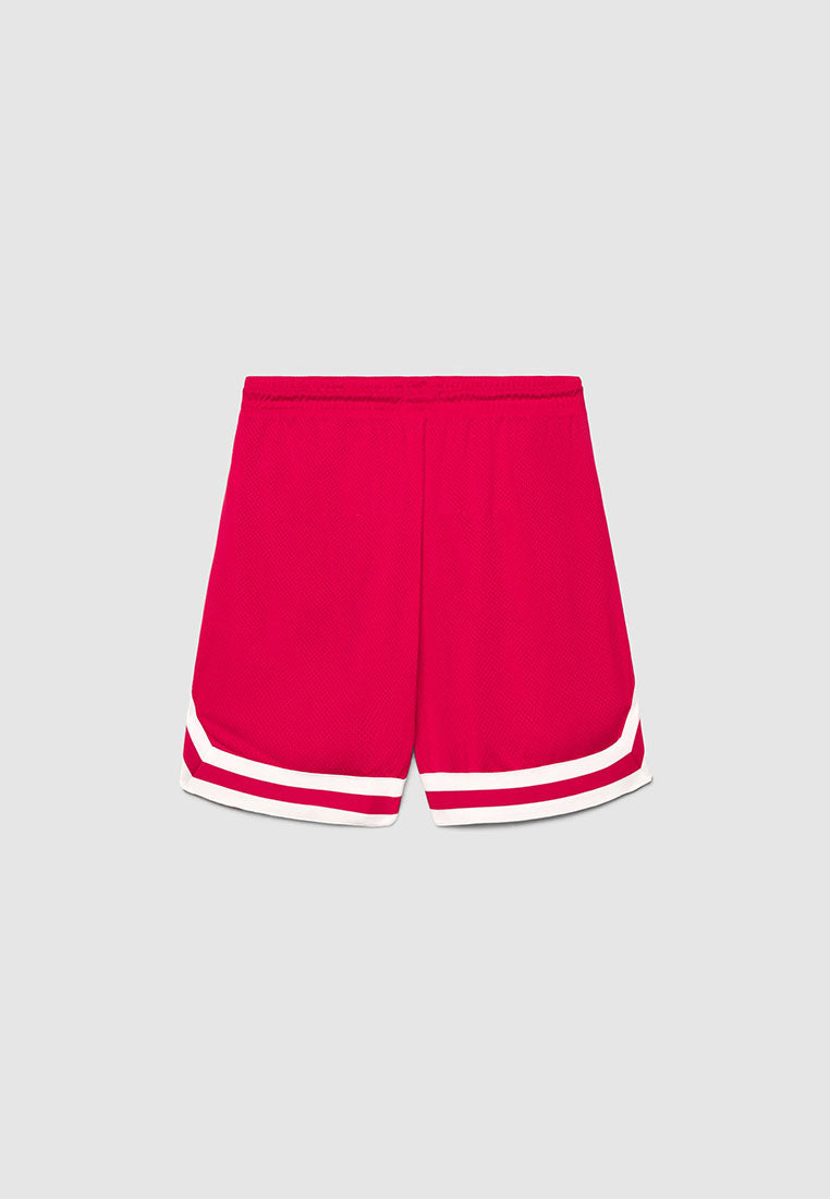 Men's Contrast Striped Basketball Shorts
