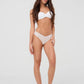 Women's Floral Lace V-Front Brazilian Briefs