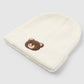 Women's Embroidery Ribbed Beanie