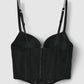 Women's Rhinestone Bustier Corset Top