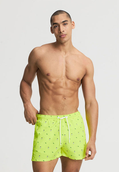 Men's Patterned Swim Briefs