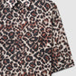 Women's Leopard Print Short-Sleeve Shirt