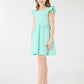 Skater Dress with Ruffle Sleeve for Girls