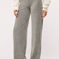 Women's Ribbed Maxi Wide Leg Trousers