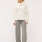 Women's Ribbed Maxi Wide Leg Trousers