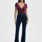 Women's Deep-Neck Bodysuit