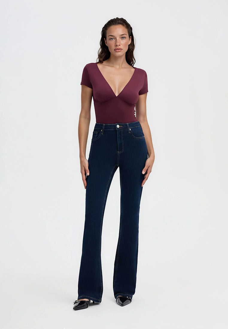 Women's Deep-Neck Bodysuit