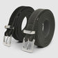 Women's Pack of 2 plain low-rise belts