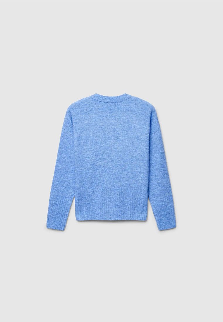 Women's Plain crew neck sweater