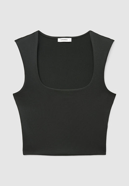Women's Square-Neck Cropped Tank