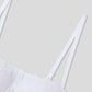 Women's Eyelet Embroidered Lace Bustier Top
