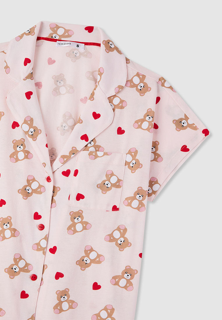 Women's Teddy Bear Pajama Set