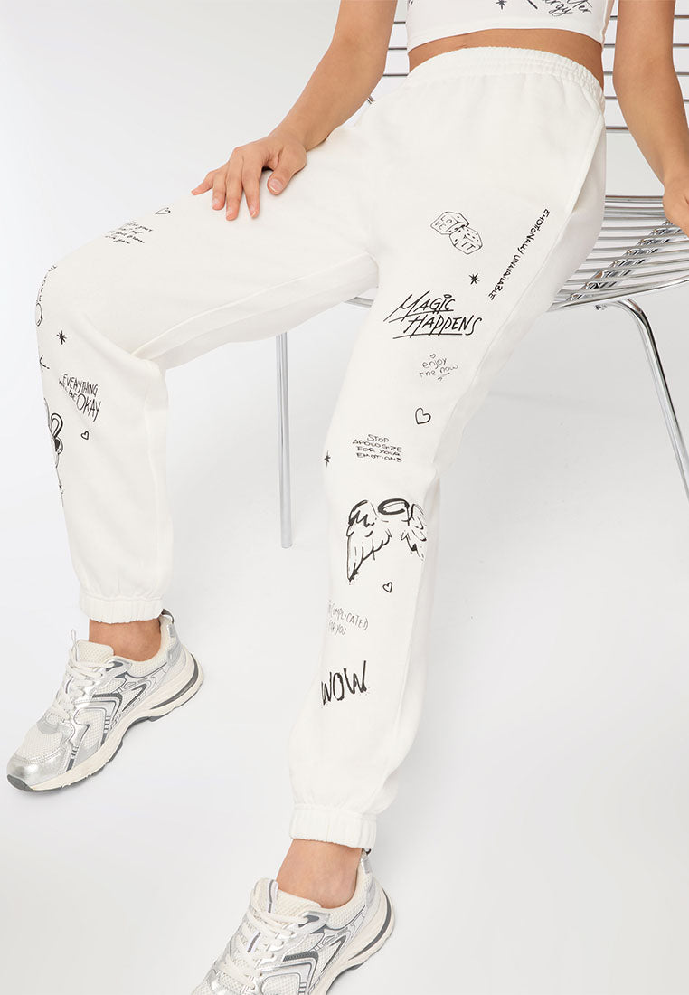 Woman Full-length gym pants