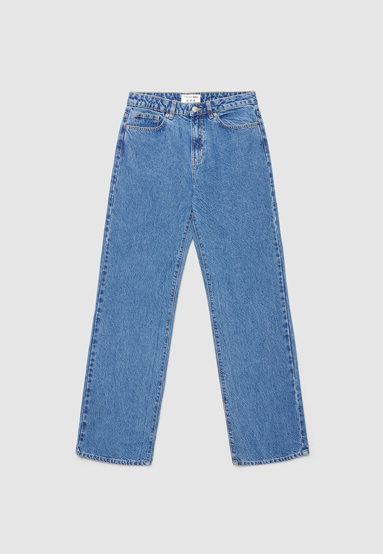 Women's High-waisted Straight Jeans