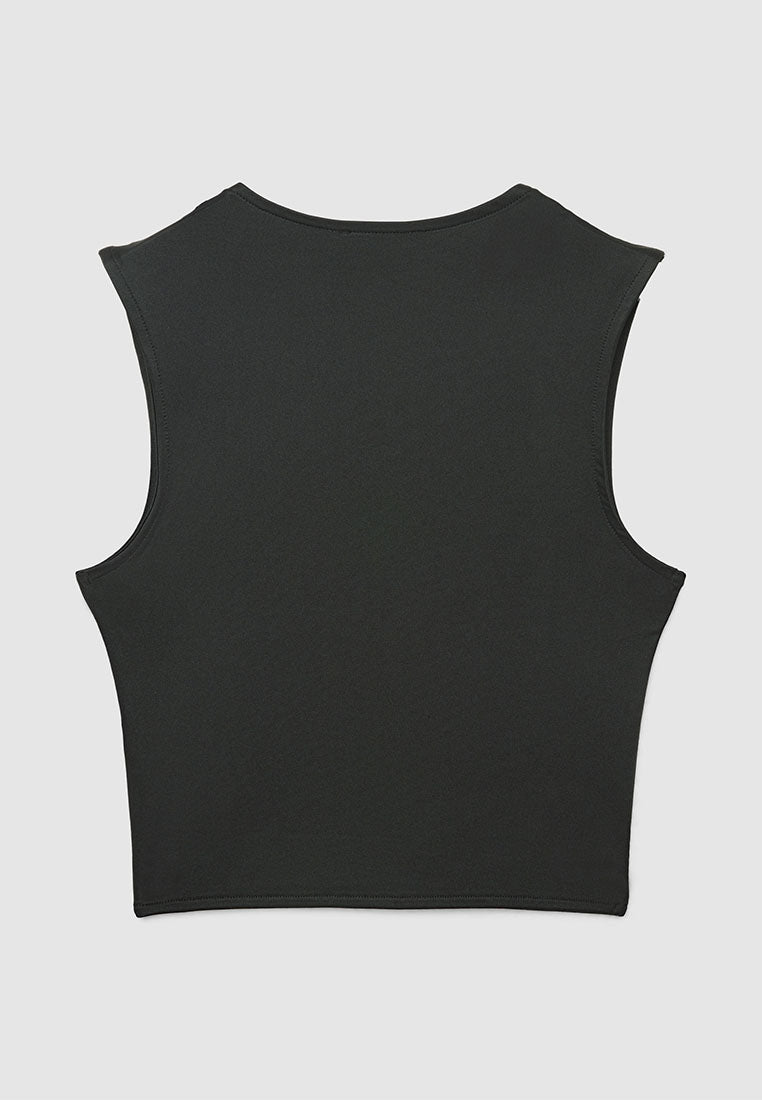 Women's Square-Neck Cropped Tank
