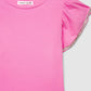 Kids Girls Short-sleeved T-shirt