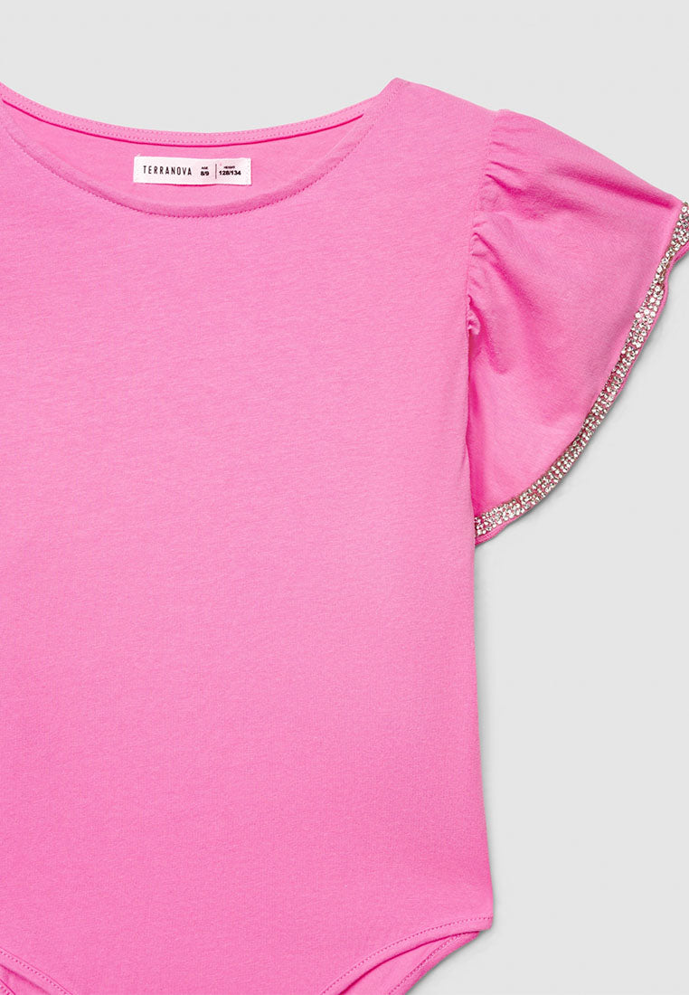 Kids Girls Short-sleeved T-shirt