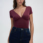 Women's Deep-Neck Bodysuit
