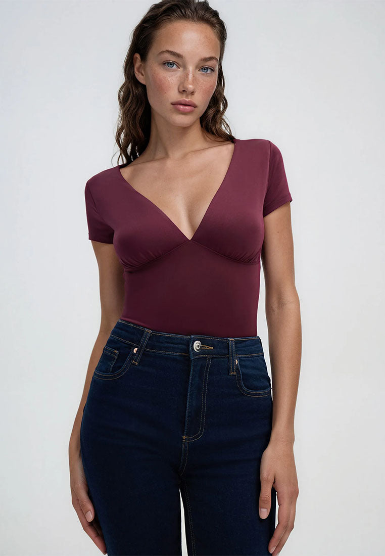 Women's Deep-Neck Bodysuit