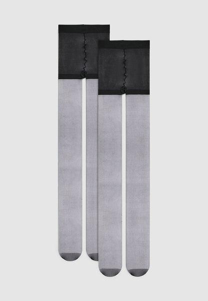 Women's Pack of 2 plain sheer tights
