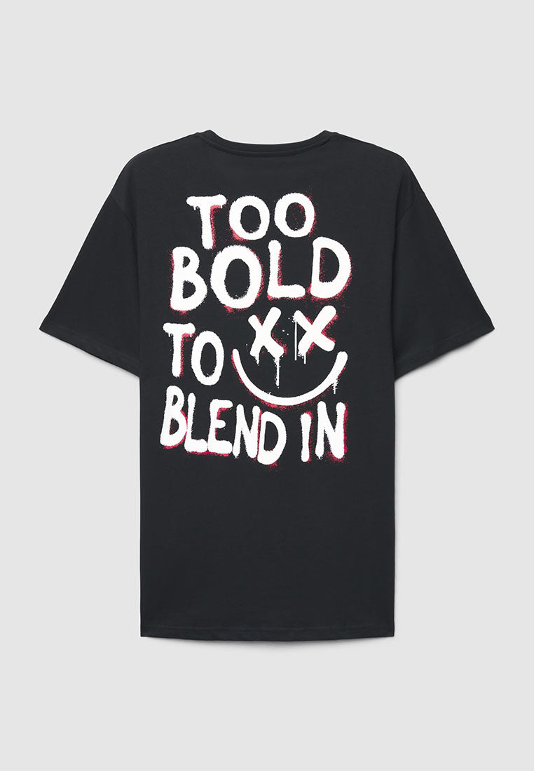 Men’s "Too Bold To Blend In" Graffiti Tee