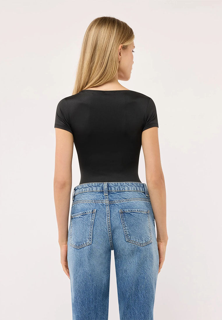 Women's Deep-Neck Bodysuit