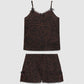 Women's Zebra Lace print Pajama Set