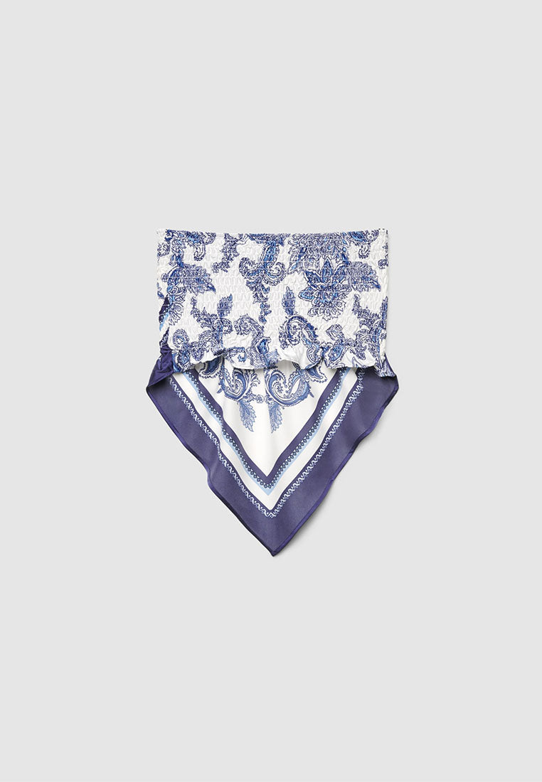 Women's Scarf bandeau Top