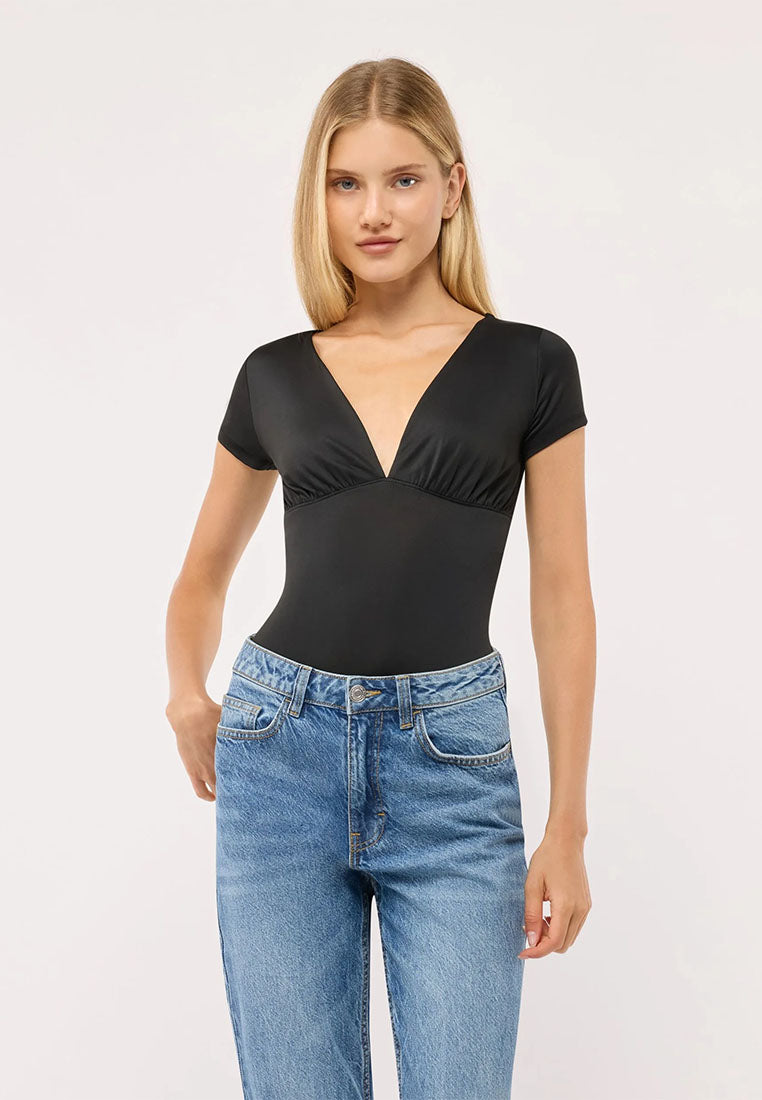Women's Deep-Neck Bodysuit