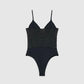 Women's Bodysuit with cups and rhinestones