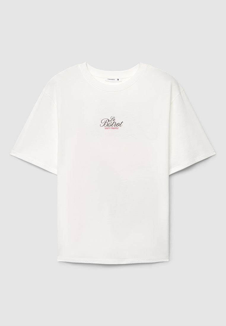 Women's Wide T-shirt with Lobster Print